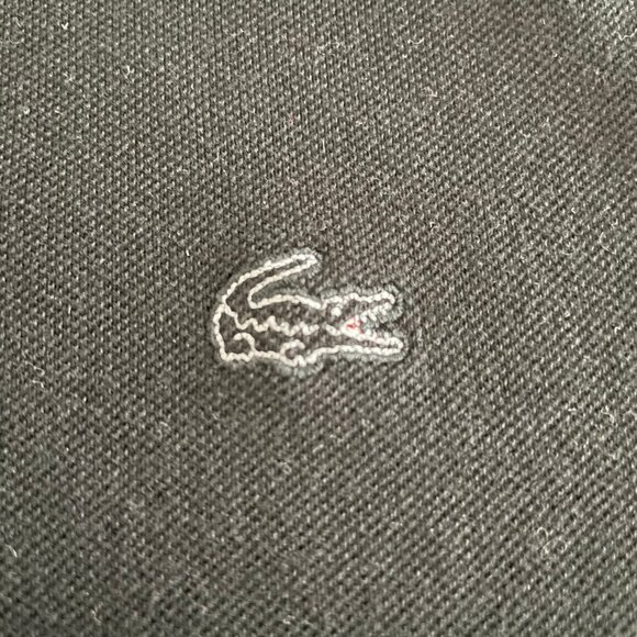 Lacoste Slvless Crew Nk Midi Cotton Sheath Dress Black Sz 42 - Picture 9 of 13